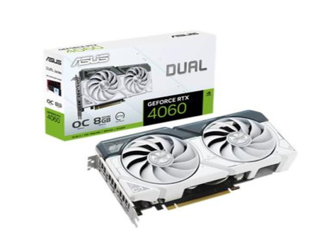 華碩 DUAL-RTX4060-O8G-WHITE 顯示卡 DUAL-RTX4060-O8G-WHITE